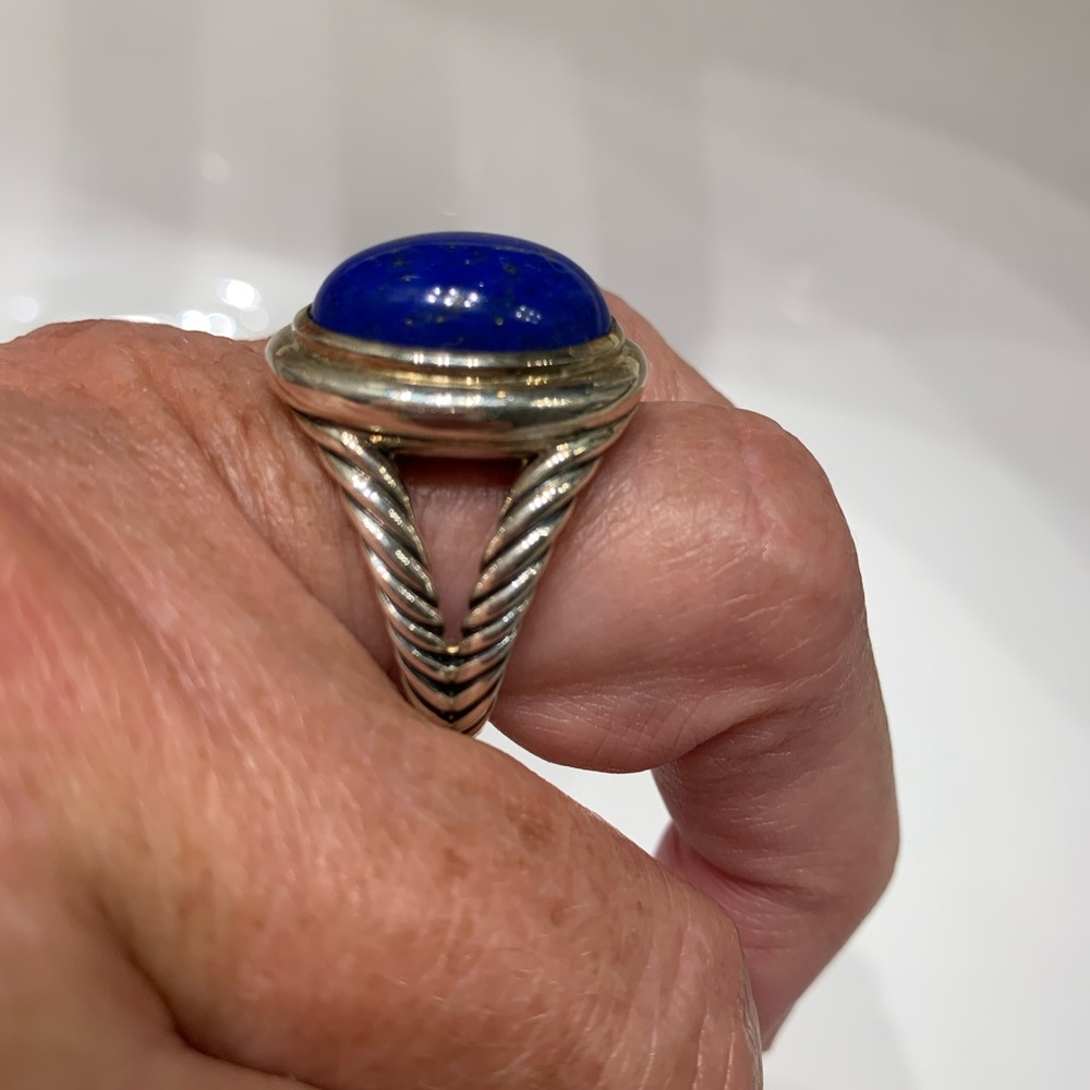 David Yurman lapis lazuli ring